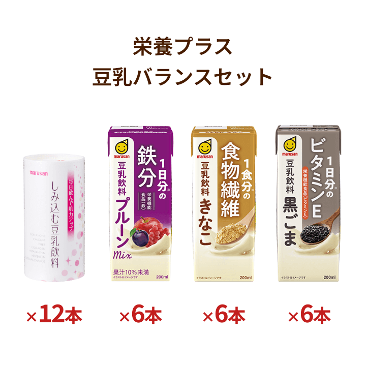 栄養プラス 豆乳バランスセット