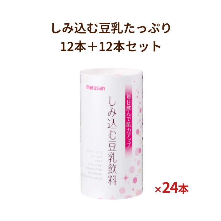 しみ込む豆乳 たっぷり12本＋12本セット