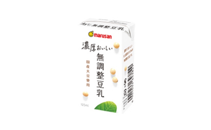 濃厚おいしい無調整豆乳（125ml）