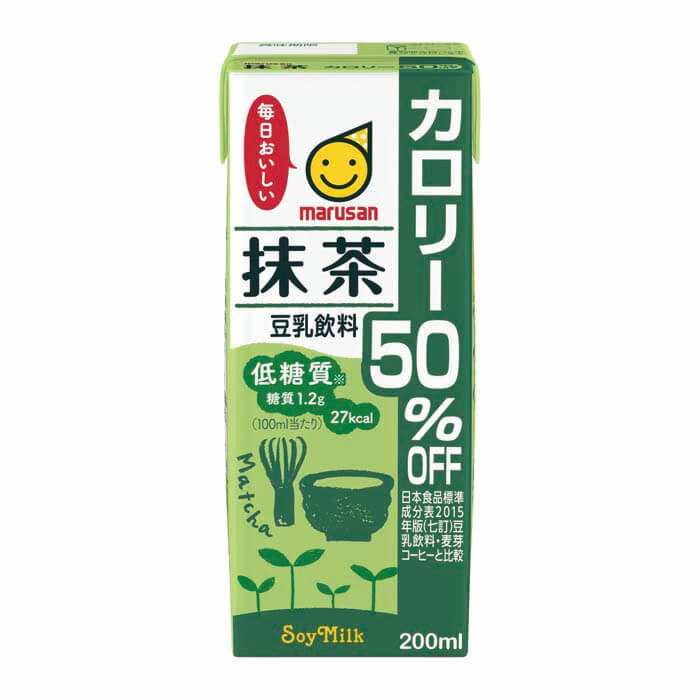 豆乳飲料 抹茶 カロリー50％オフ 画像1