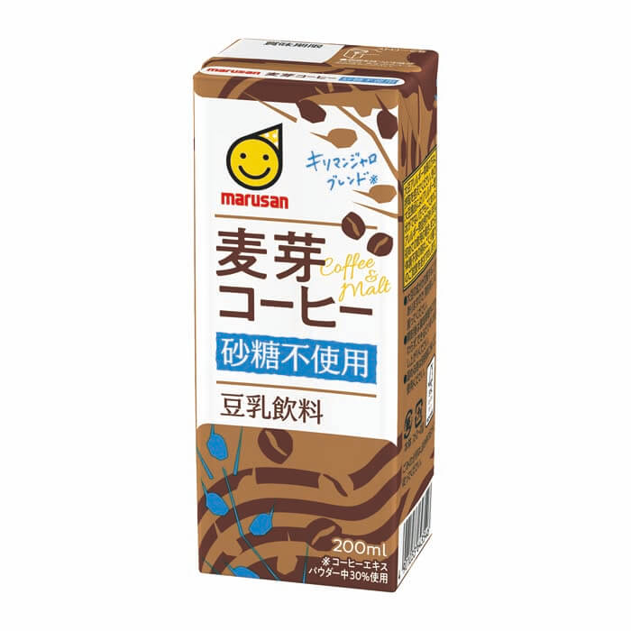 豆乳飲料 麦芽コーヒー 砂糖不使用 メイン画像