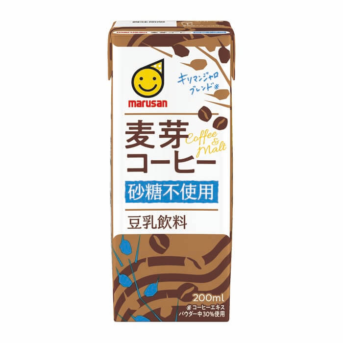 豆乳飲料 麦芽コーヒー 砂糖不使用 画像1