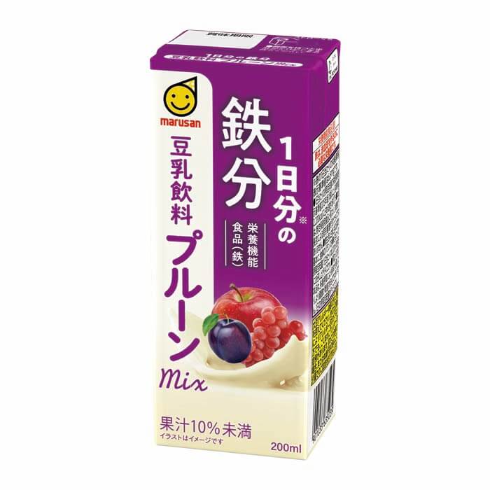 1日分の鉄分 豆乳飲料 プルーンmix メイン画像