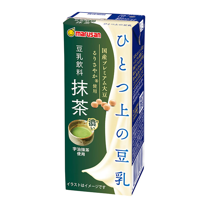 ひとつ上の豆乳 豆乳飲料抹茶 メイン画像