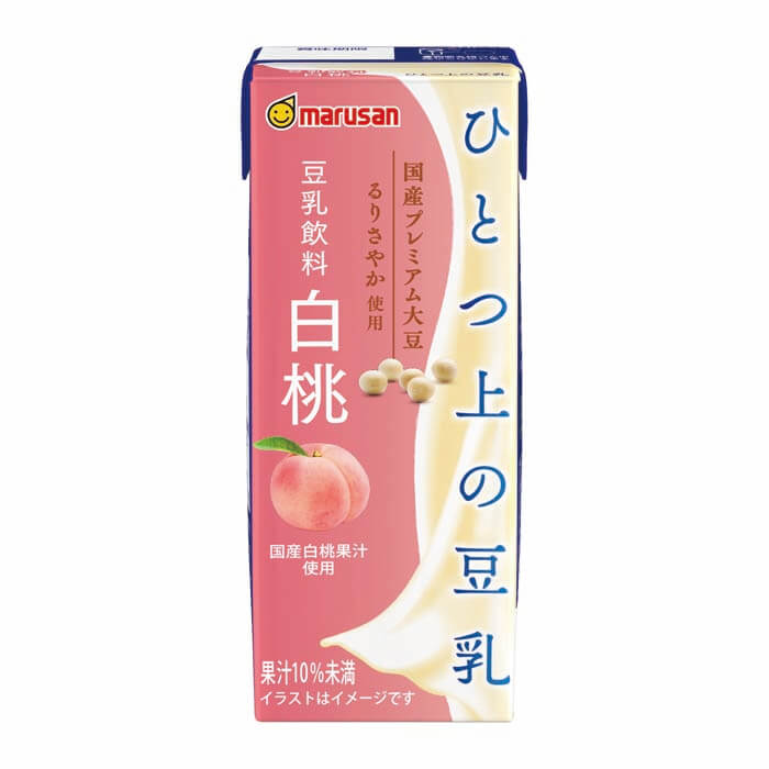 ひとつ上の豆乳 豆乳飲料 白桃 画像1