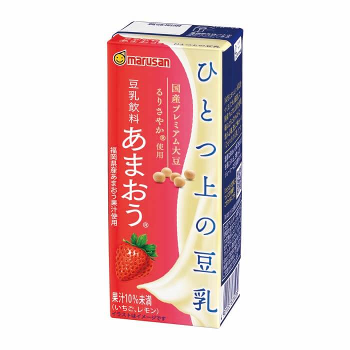 ひとつ上の豆乳 豆乳飲料あまおう®