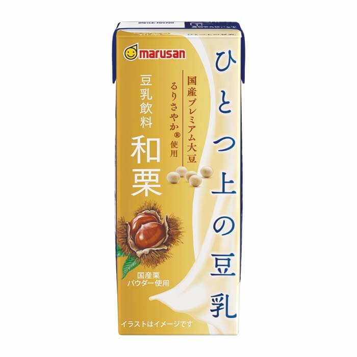 ひとつ上の豆乳 豆乳飲料 和栗 画像1