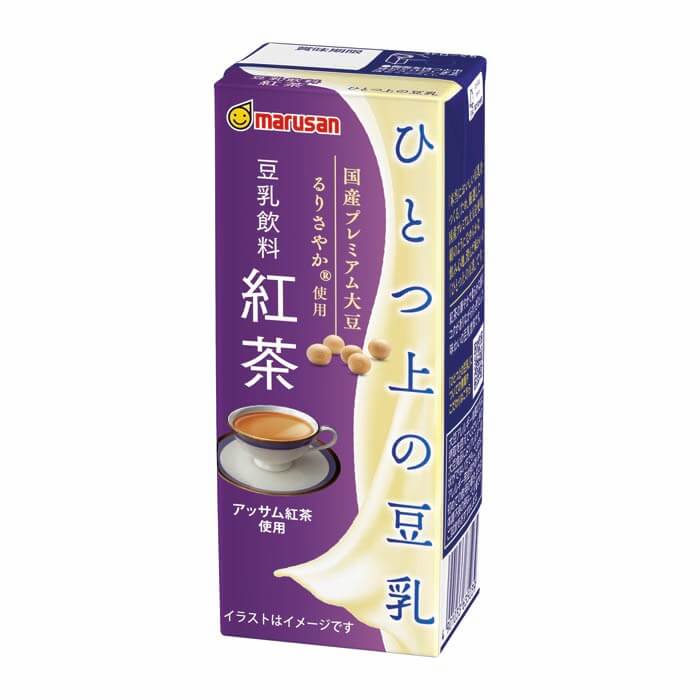 ひとつ上の豆乳 豆乳飲料 紅茶 メイン画像