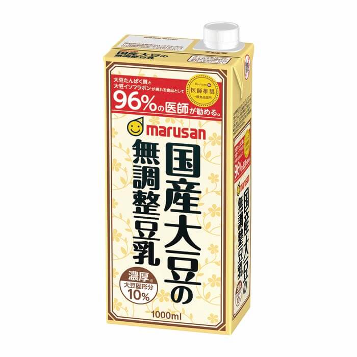 濃厚10%国産大豆の無調整豆乳