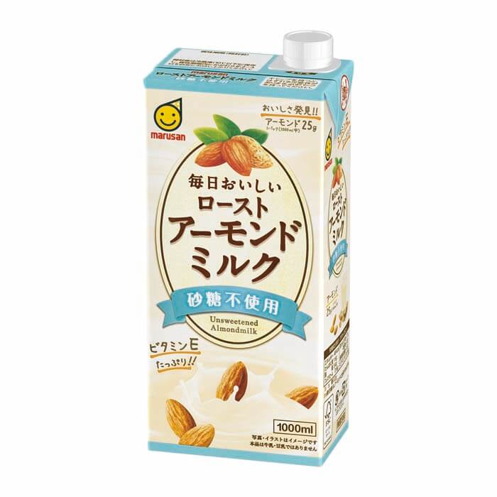 毎日おいしいローストアーモンドミルク 砂糖不使用　1000ml