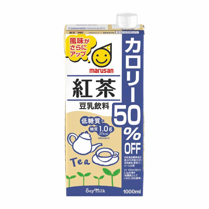 豆乳飲料 紅茶 カロリー50％オフ 画像1