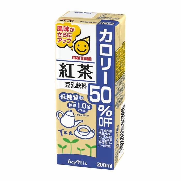 豆乳飲料 紅茶 カロリー50％オフ メイン画像