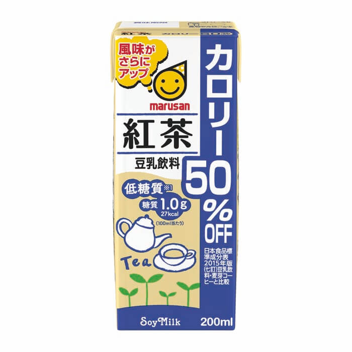 豆乳飲料 紅茶 カロリー50％オフ 画像1