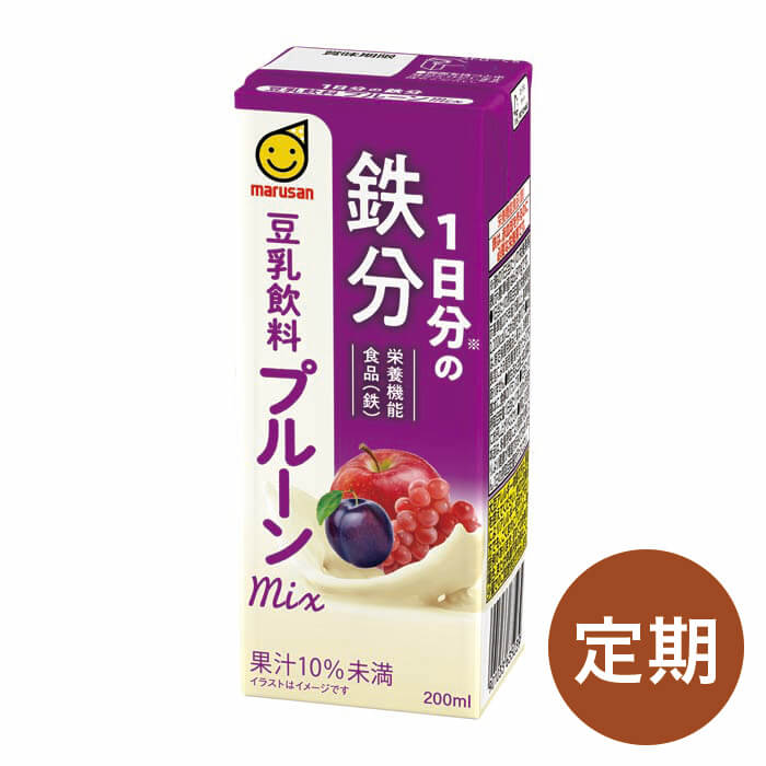 【定期】１日分の鉄分豆乳飲料プルーンｍｉｘ メイン画像