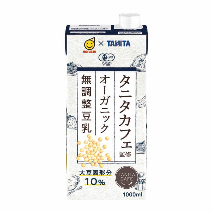 【定期】タニタカフェ監修オーガニック無調整豆乳 画像1