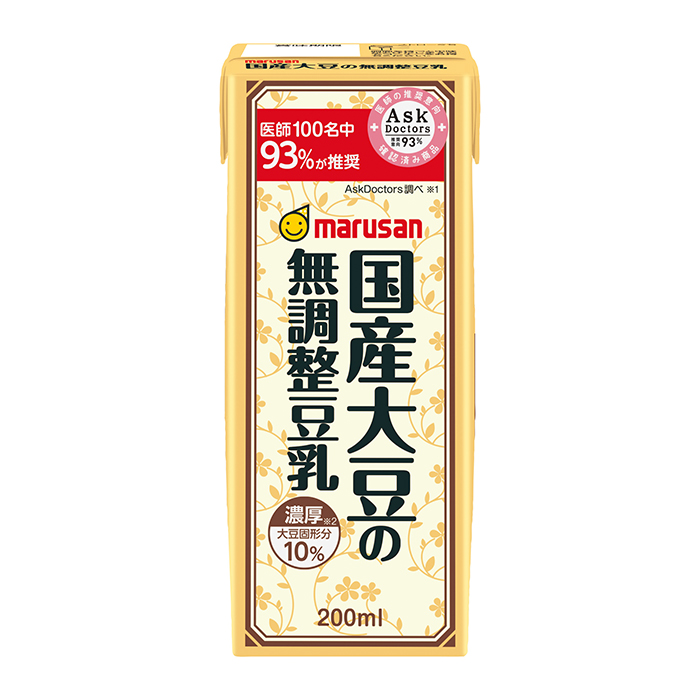 【定期】濃厚10%国産大豆の無調整豆乳 画像1