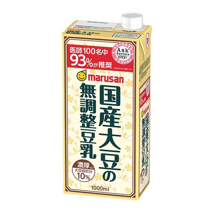 濃厚10%国産大豆の無調整豆乳